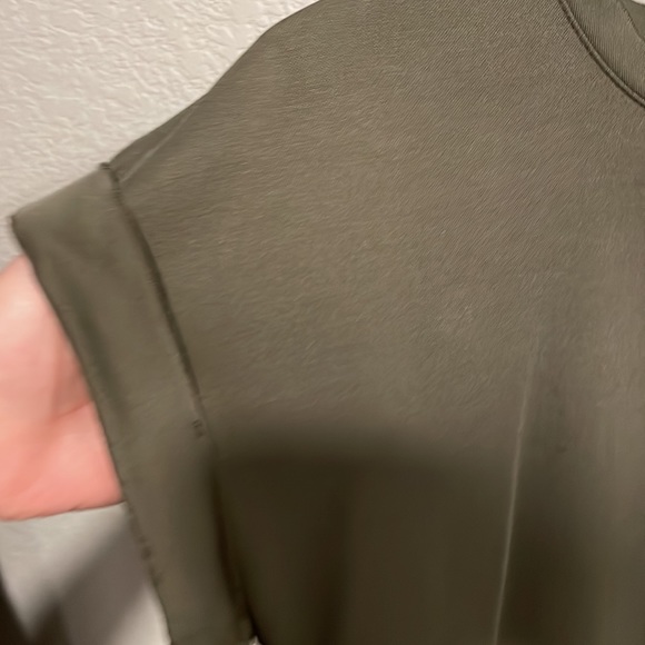 a new day olive army green xs womens tee short sleeve shirt wrinkle free 🌁 - Picture 4 of 7